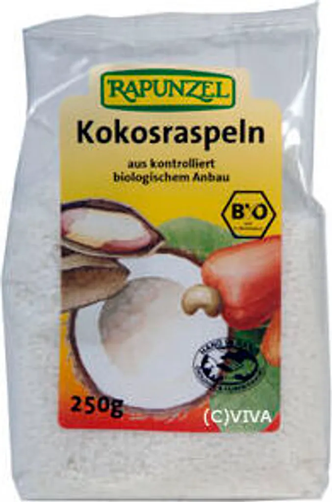 Rapunzel desiccated coconut, project, HIH, 250 g