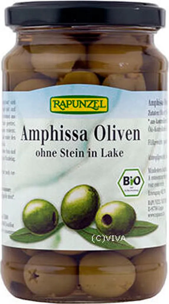 Rapunzel - Amphissa green olives, pitted in brine - 315g