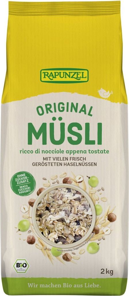Rapunzel Original RAPUNZEL Müsli, (2x750g) -