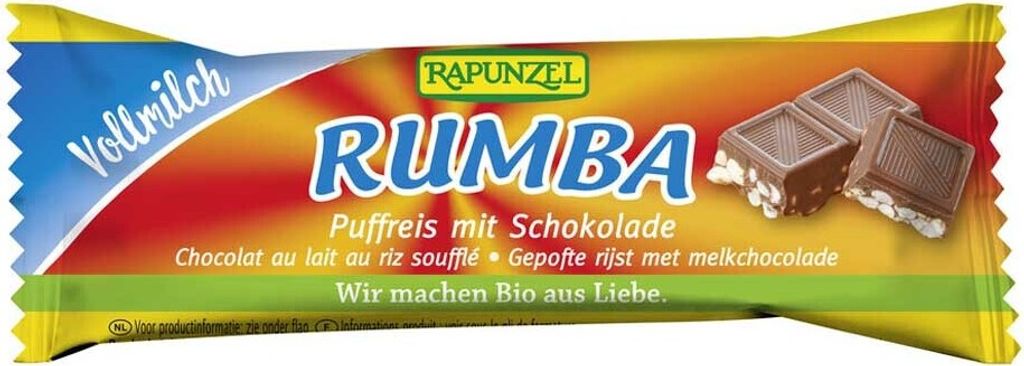 Rapunzel Rumba Puffreisriegel Vollmilch 0,03kg