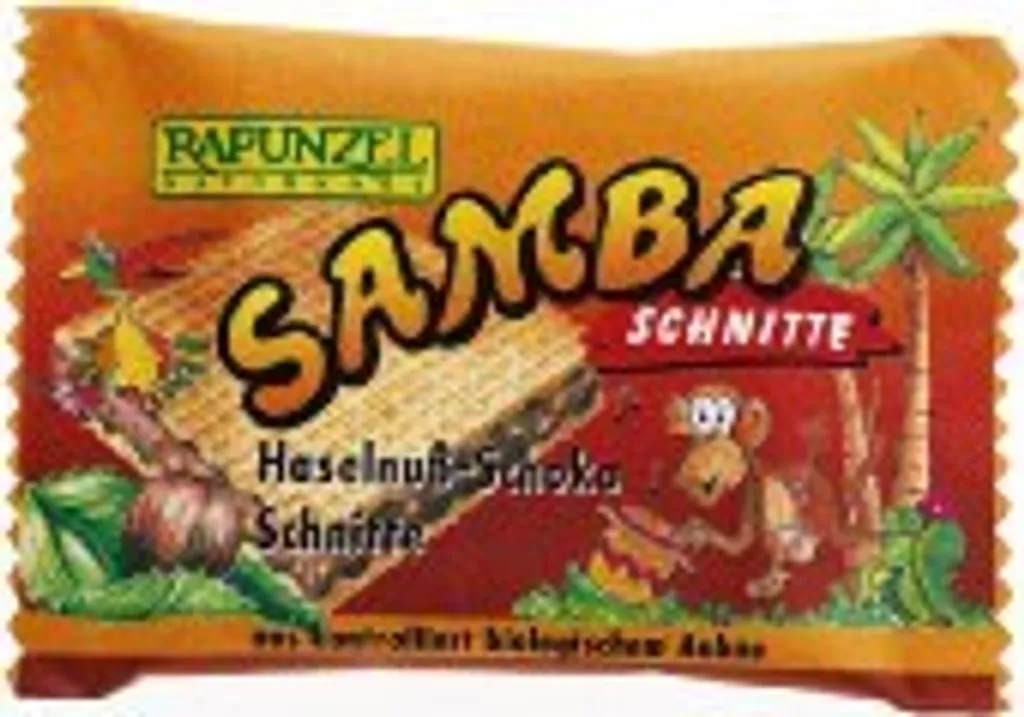 Rapunzel Samba Snack, Haselnuss-Schoko Schnitte 0,03kg