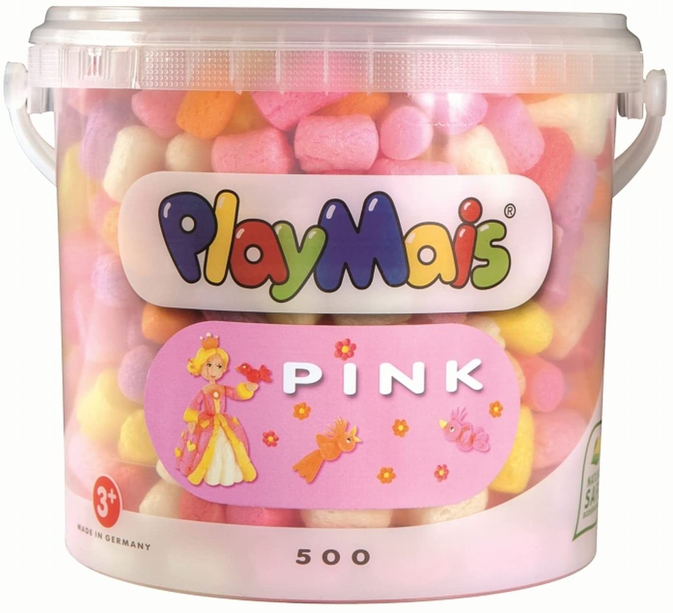 Playmais Basic Craft Set For Children From 3 Years Old, Craft Bucket, Natur