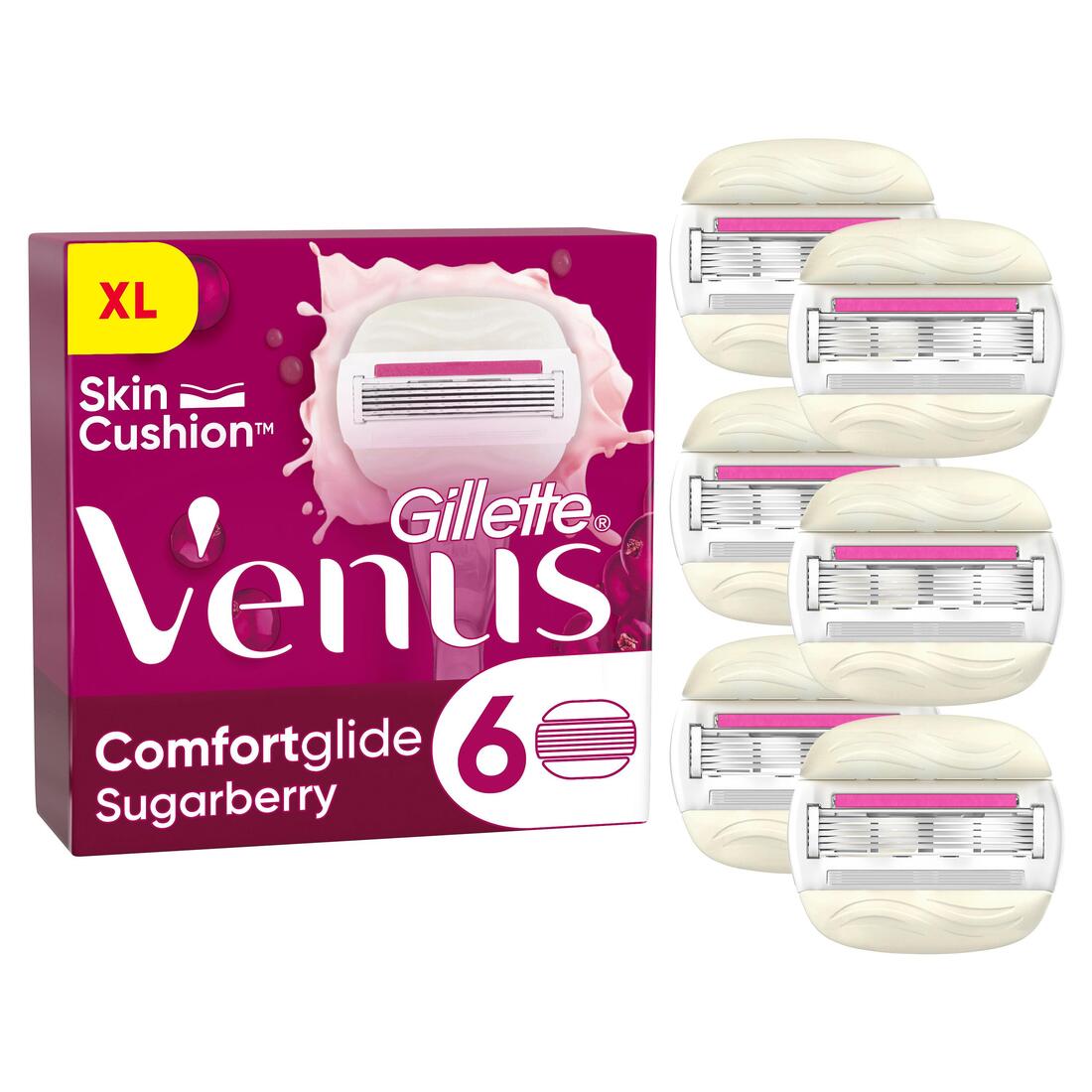 Razor blades "Comfortglide Sugarberry" 6st.
