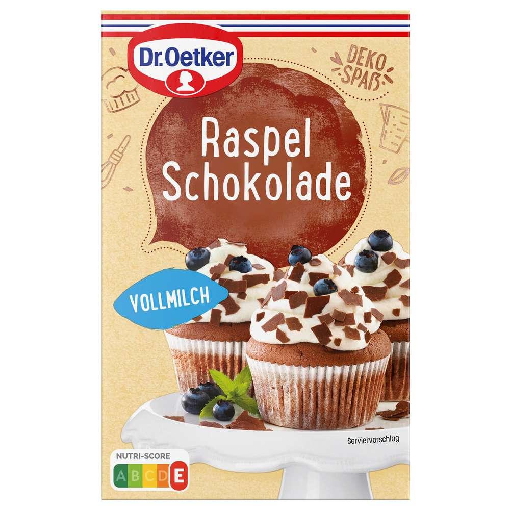 Grated chocolate, whole milk