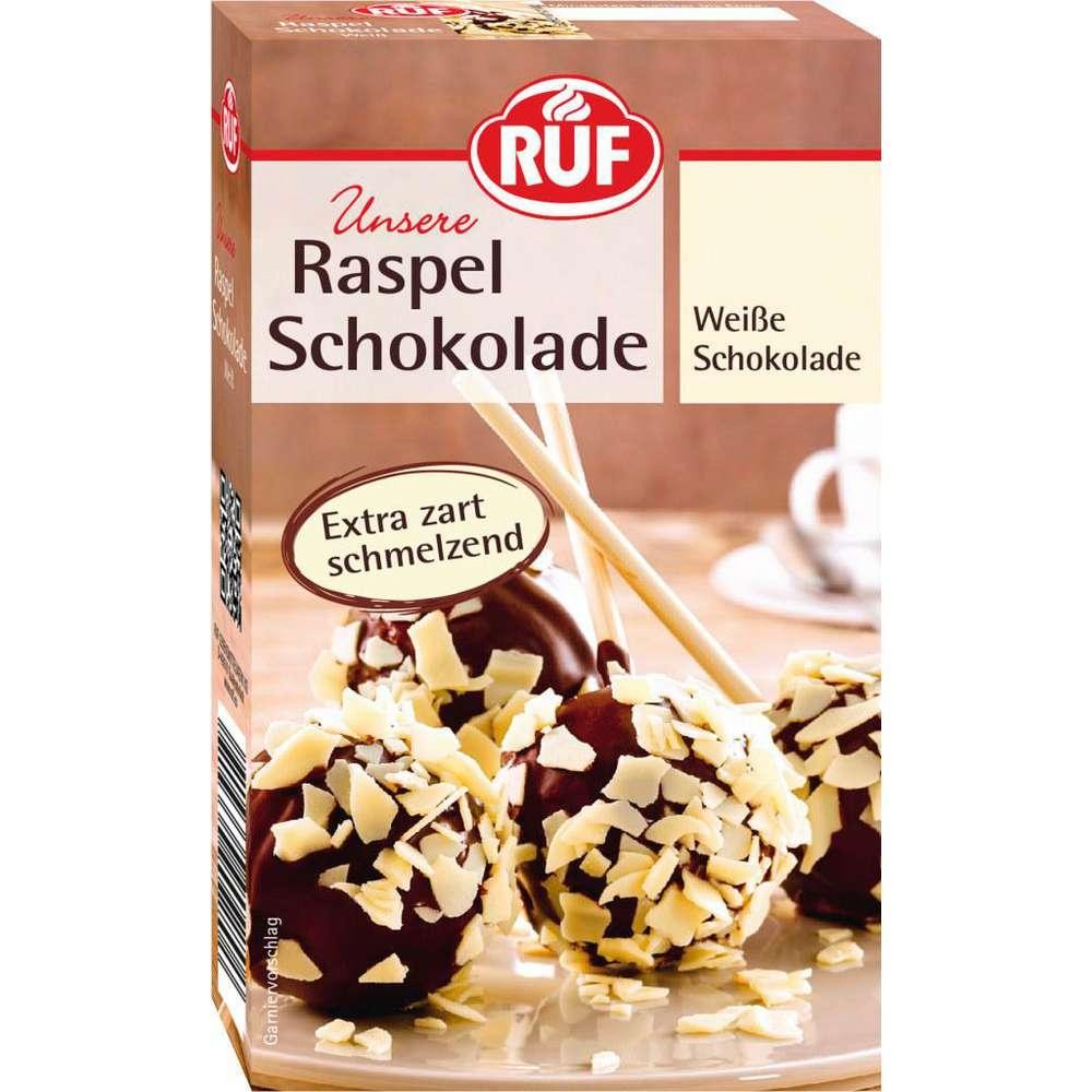 Grated chocolate, white