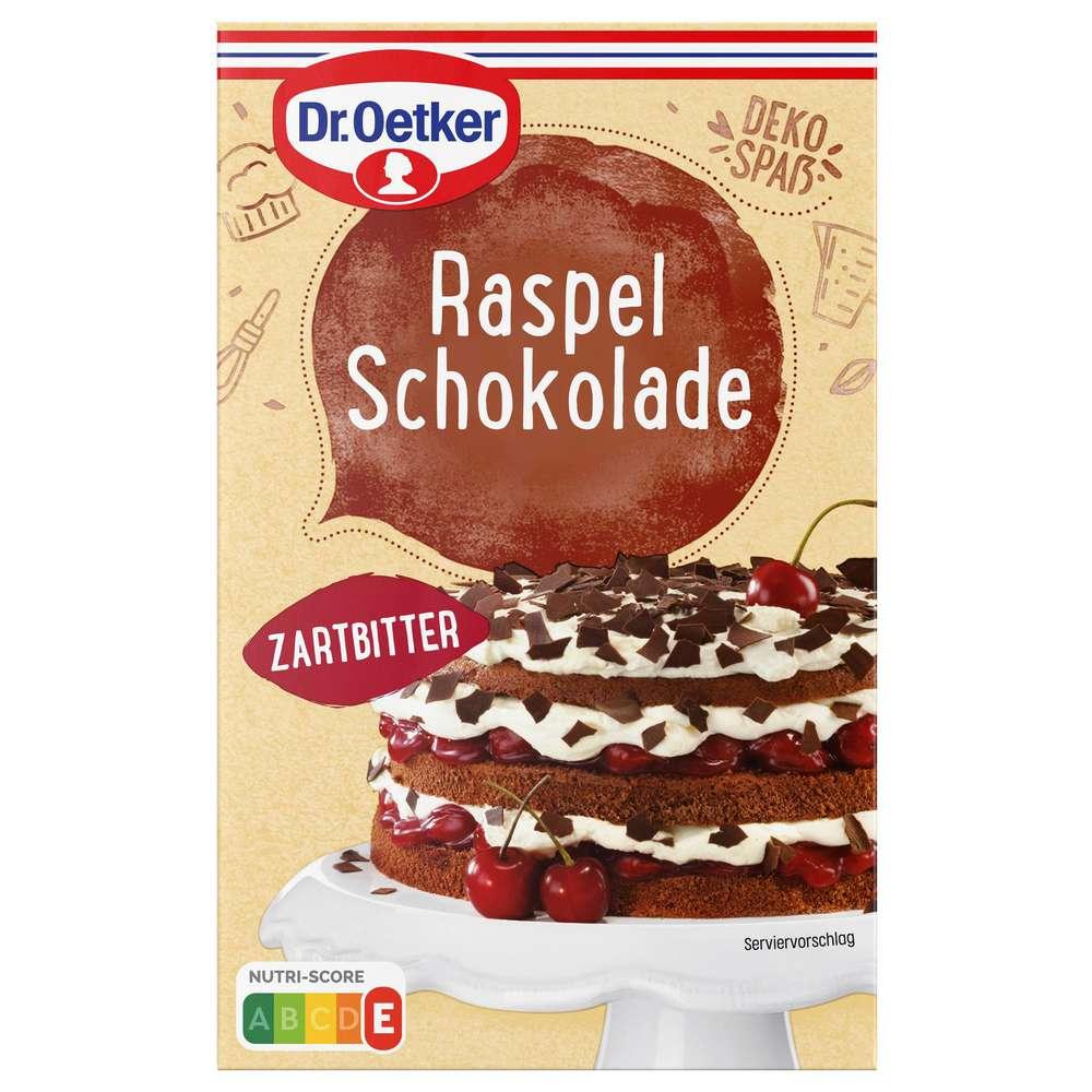 Grated chocolate, dark