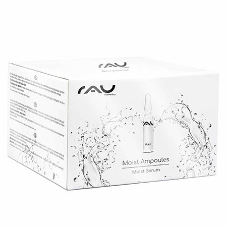 RAU Cosmetics Moist Ampoules - moisture booster with hyaluronic acid for dry and mature skin
