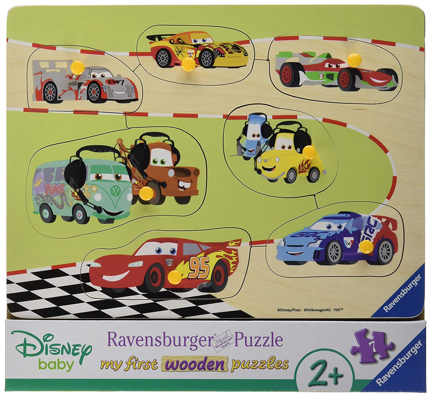Ravensburger 03686 The Cars Family – My First Wooden Puzzle