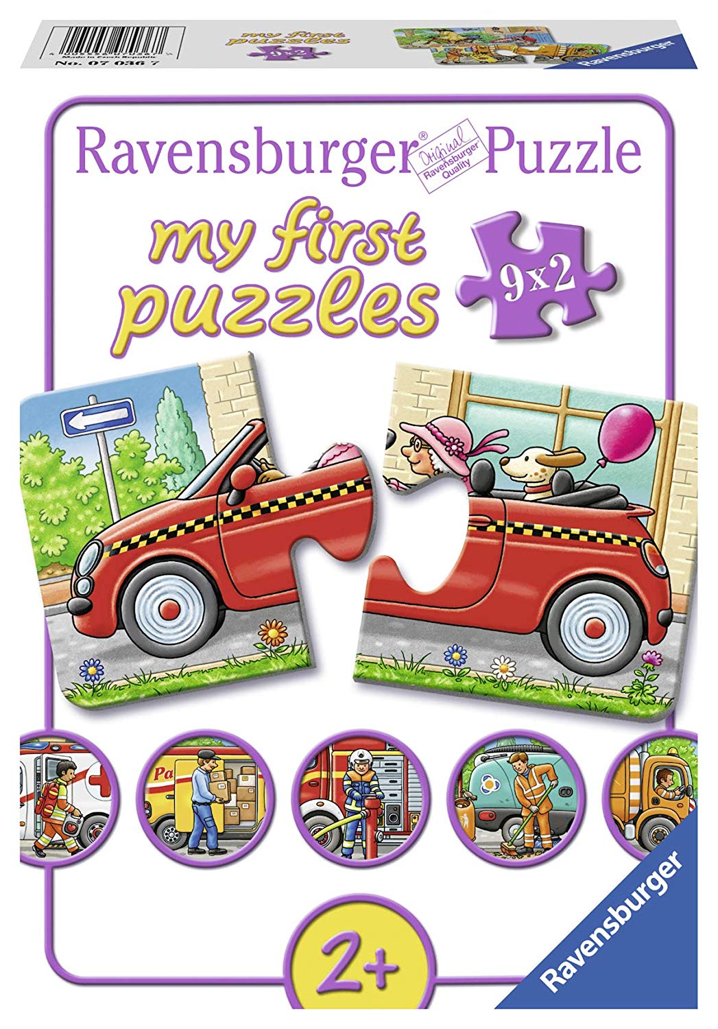 Ravensburger 07036 Ravensburger 07036-My First Puzzle: All Kinds Childrens