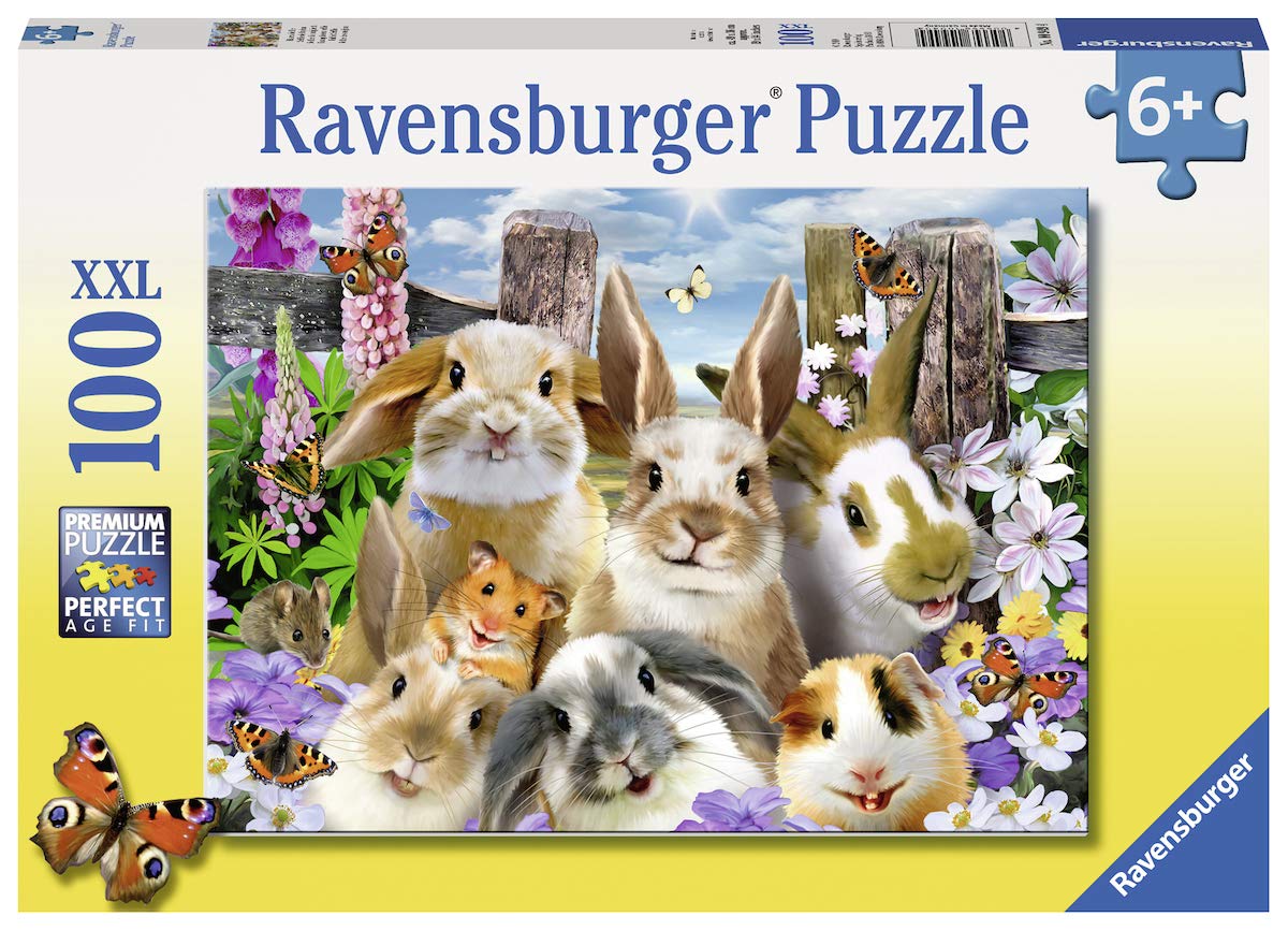 Ravensburger Clever Mouse Strong Bear In The Garden Piece Xxl Puzzle