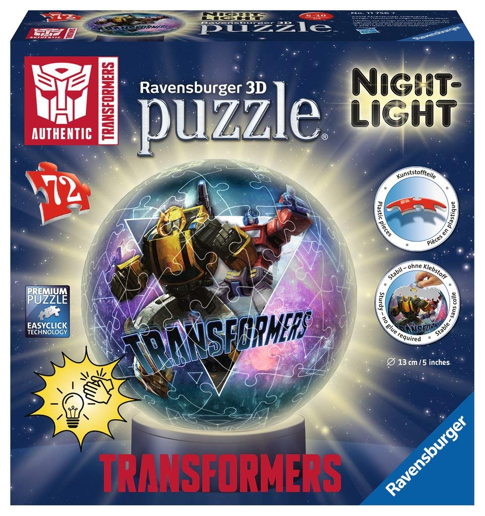 Ravensburger 11756 Transformers Night Light 3D Puzzle