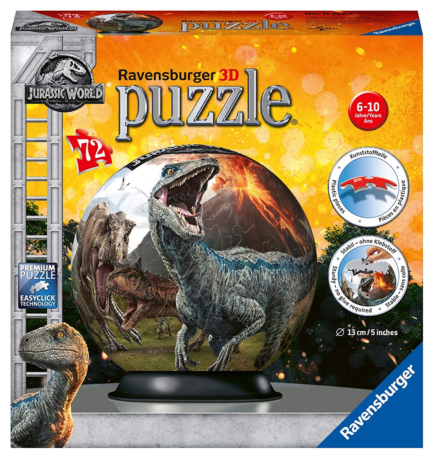 Ravensburger 11757 Jurassic World 2 3D Puzzle