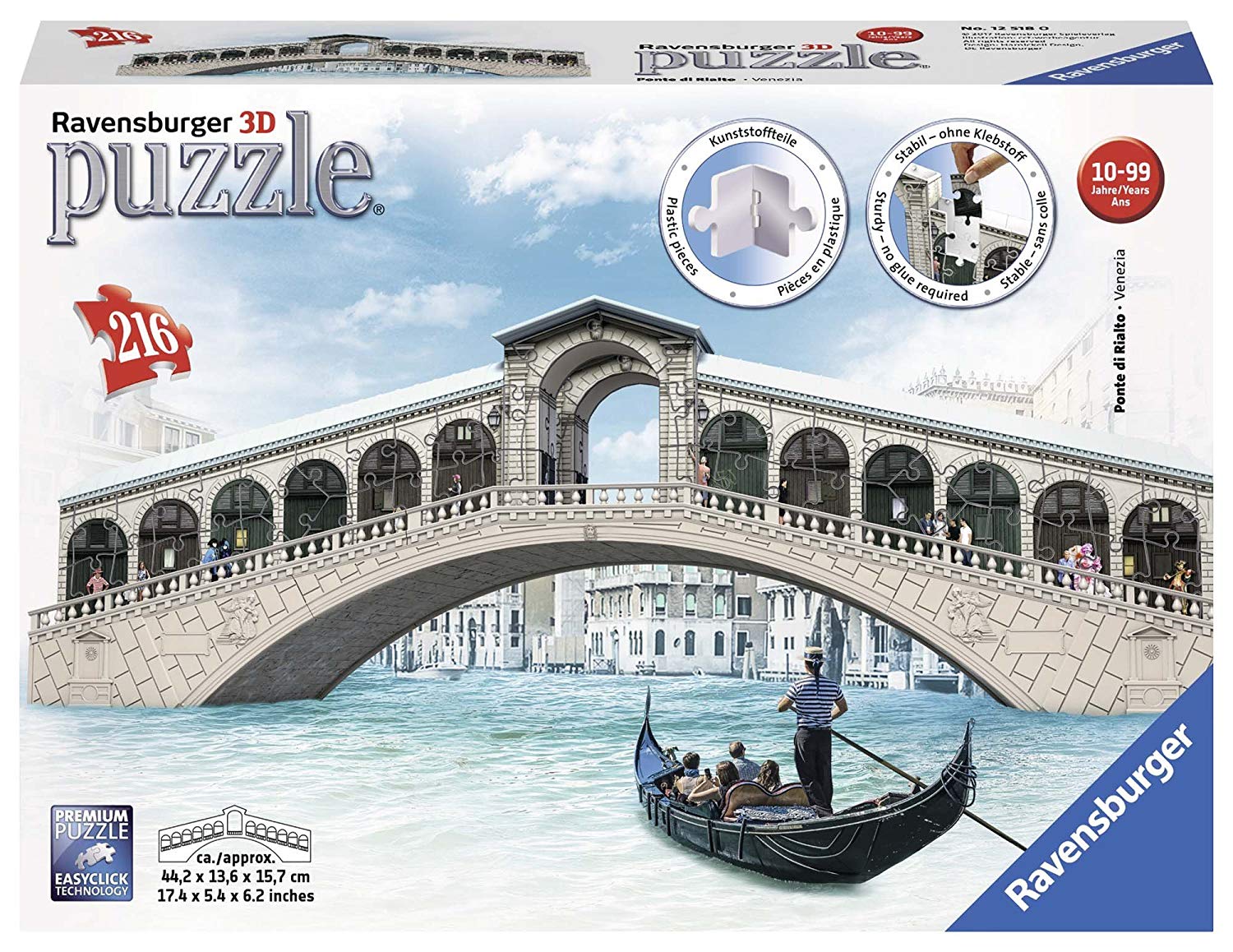Ravensburger Rialto Bridge 3D Puzzle