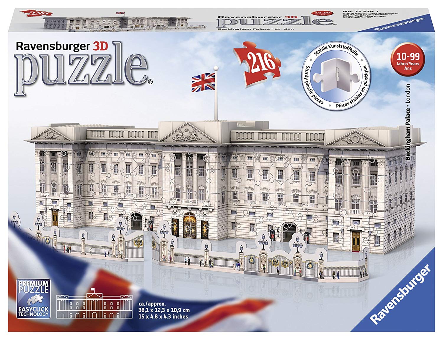 Ravensburger 12524 Buckingham Palace 3D Puzzle