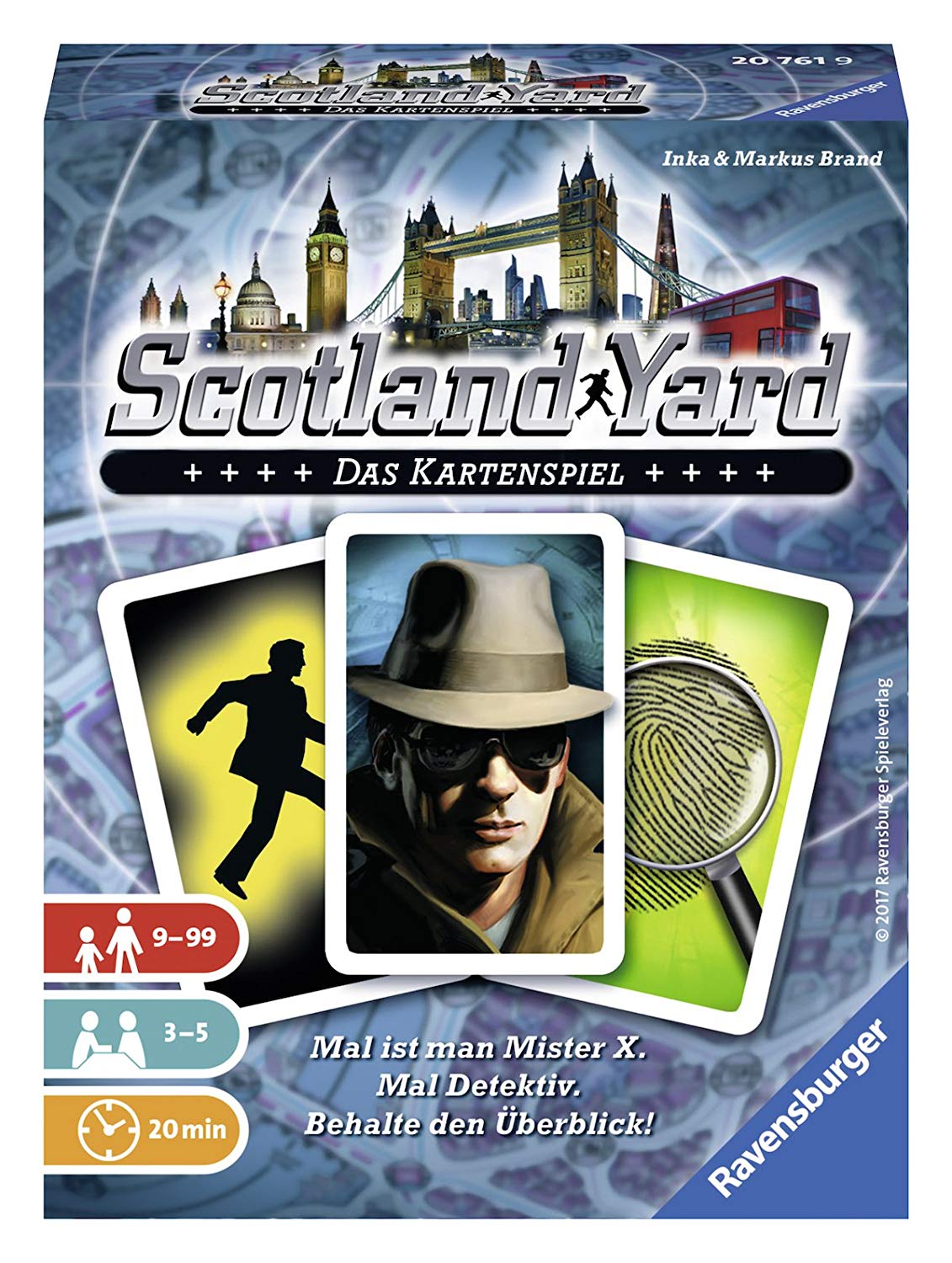 Ravensburger 20761 Scotland Yard The Card Game Family Fun Game