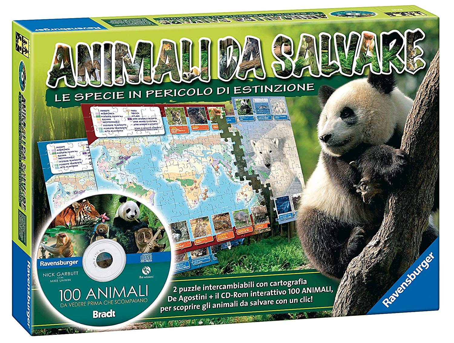 Ravensburger 24403 Animali Da Salvare + Cd Board Game (Version The Italian 
