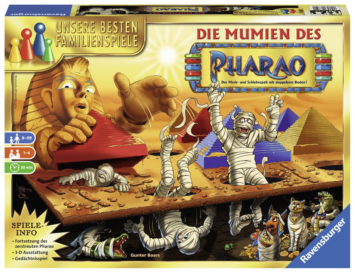 Ravensburger The Mummies Of The Pharaoh Family Game