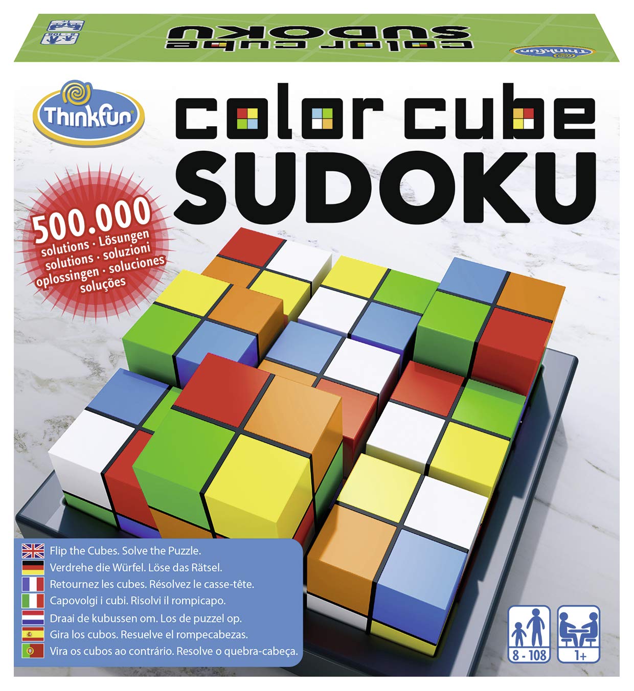 Ravensburger Thinkfun Color Cube Sudoku Game