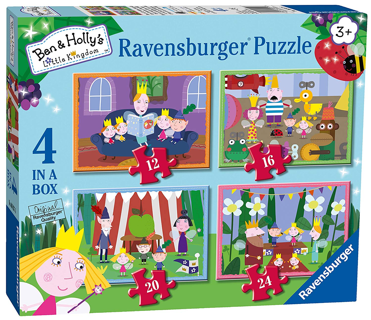 Ravensburger Ben & Holly 4 In A Box (12, 16, 20 And 24 Piece Jigsaw Puzzles