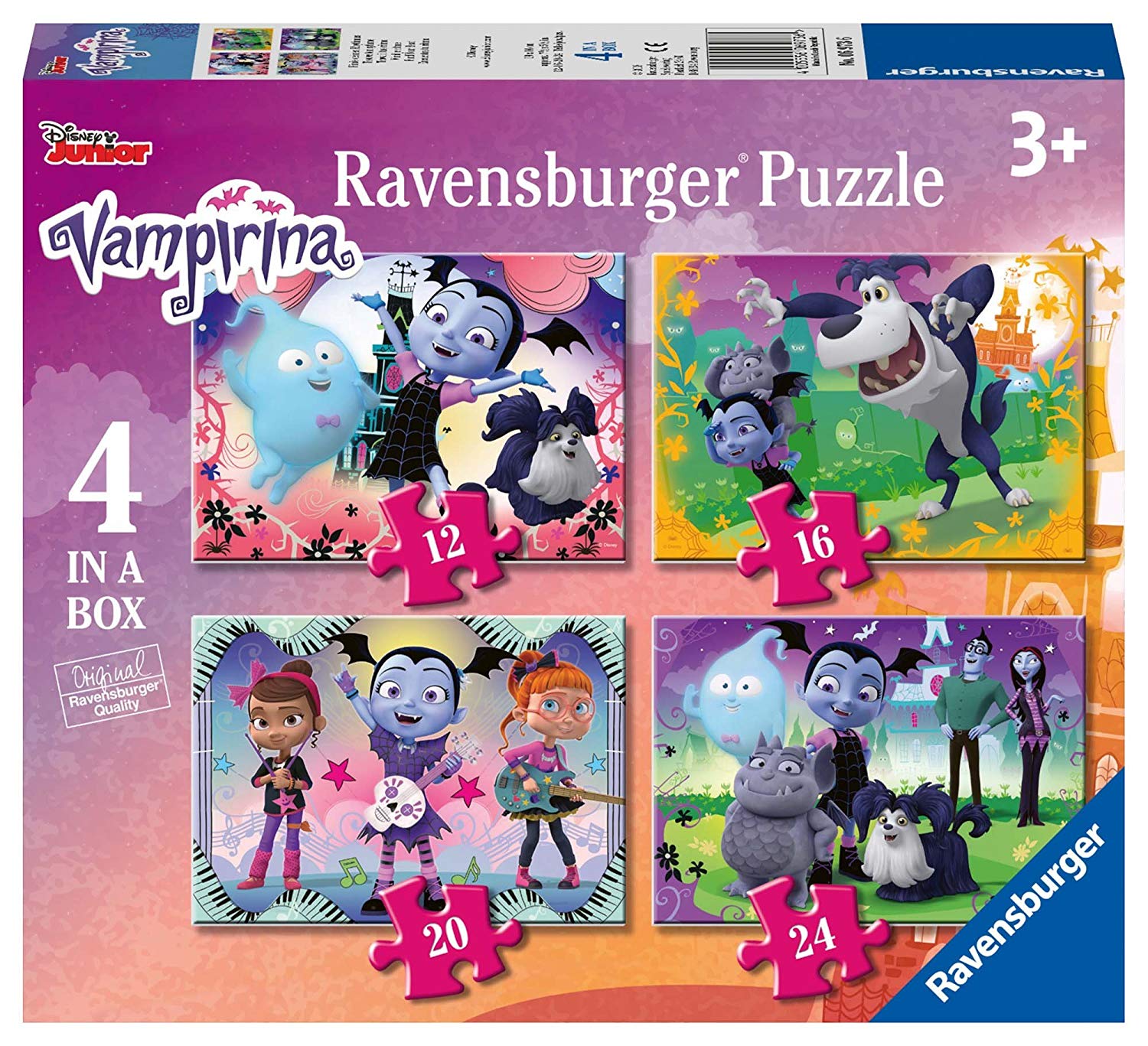 Ravensburger Disney Vampirina 4 In A Box (12, 16, 20 And 24 Pieces)