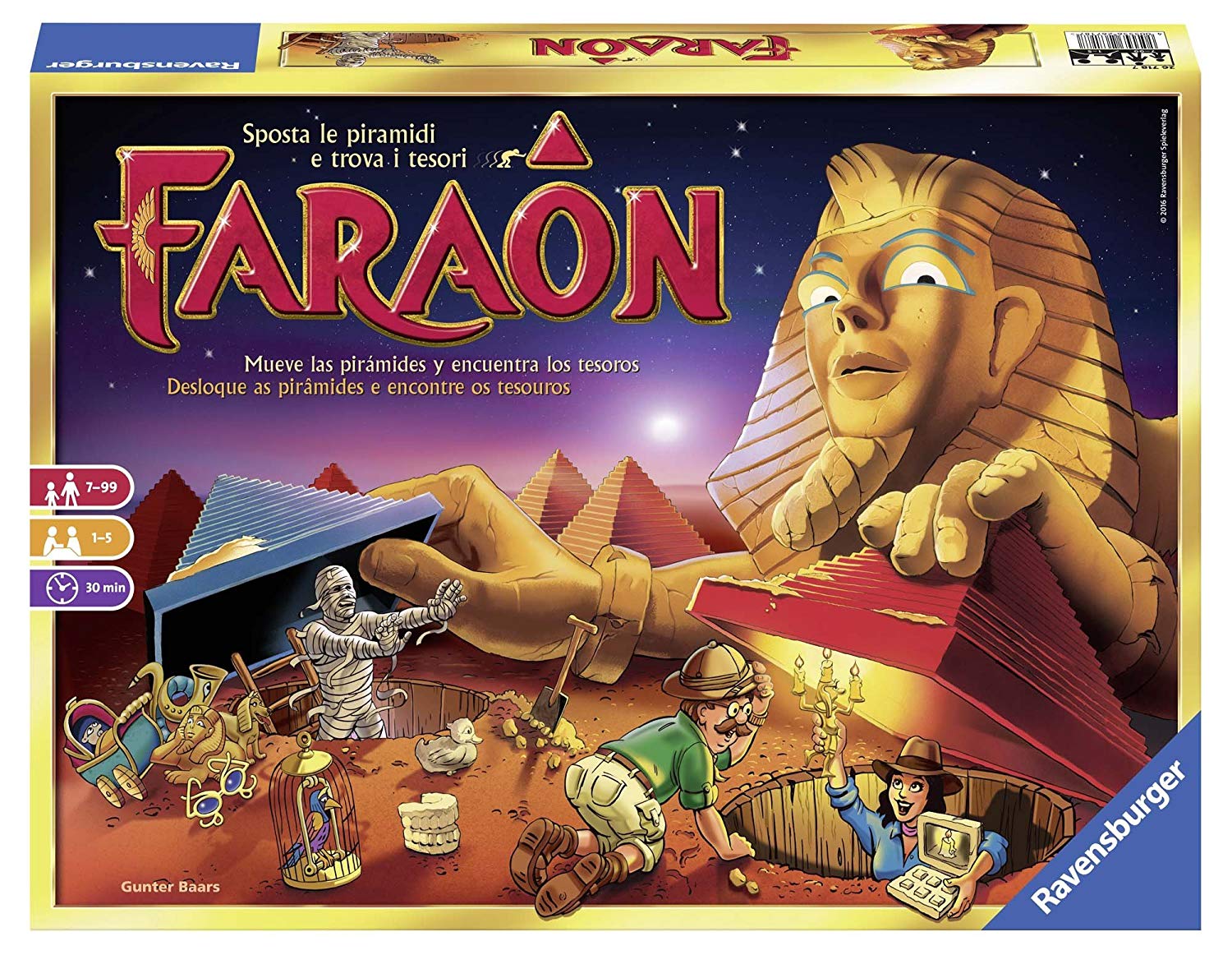 Ravensburger – Game Table Faraon. 26718