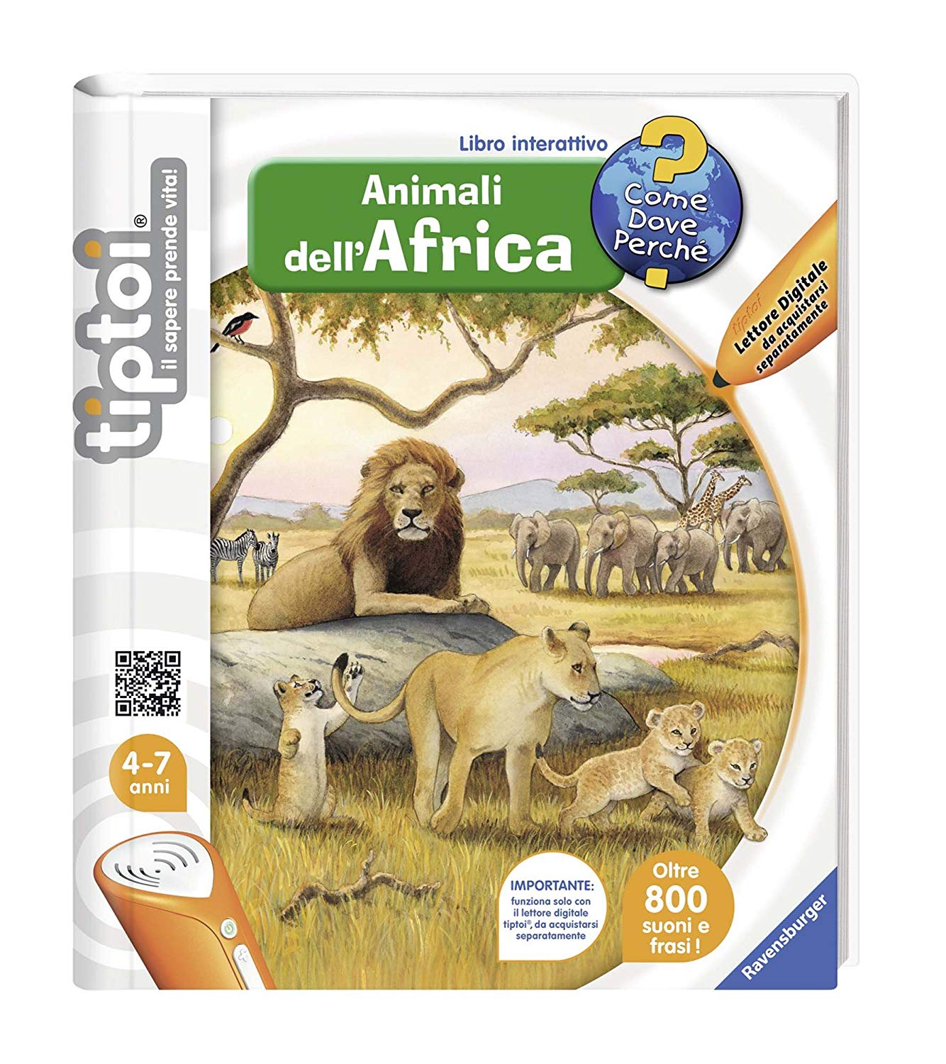 Ravensburger Italy 00631 Ravensburger Tiptoi Animals African 00631 Book – A