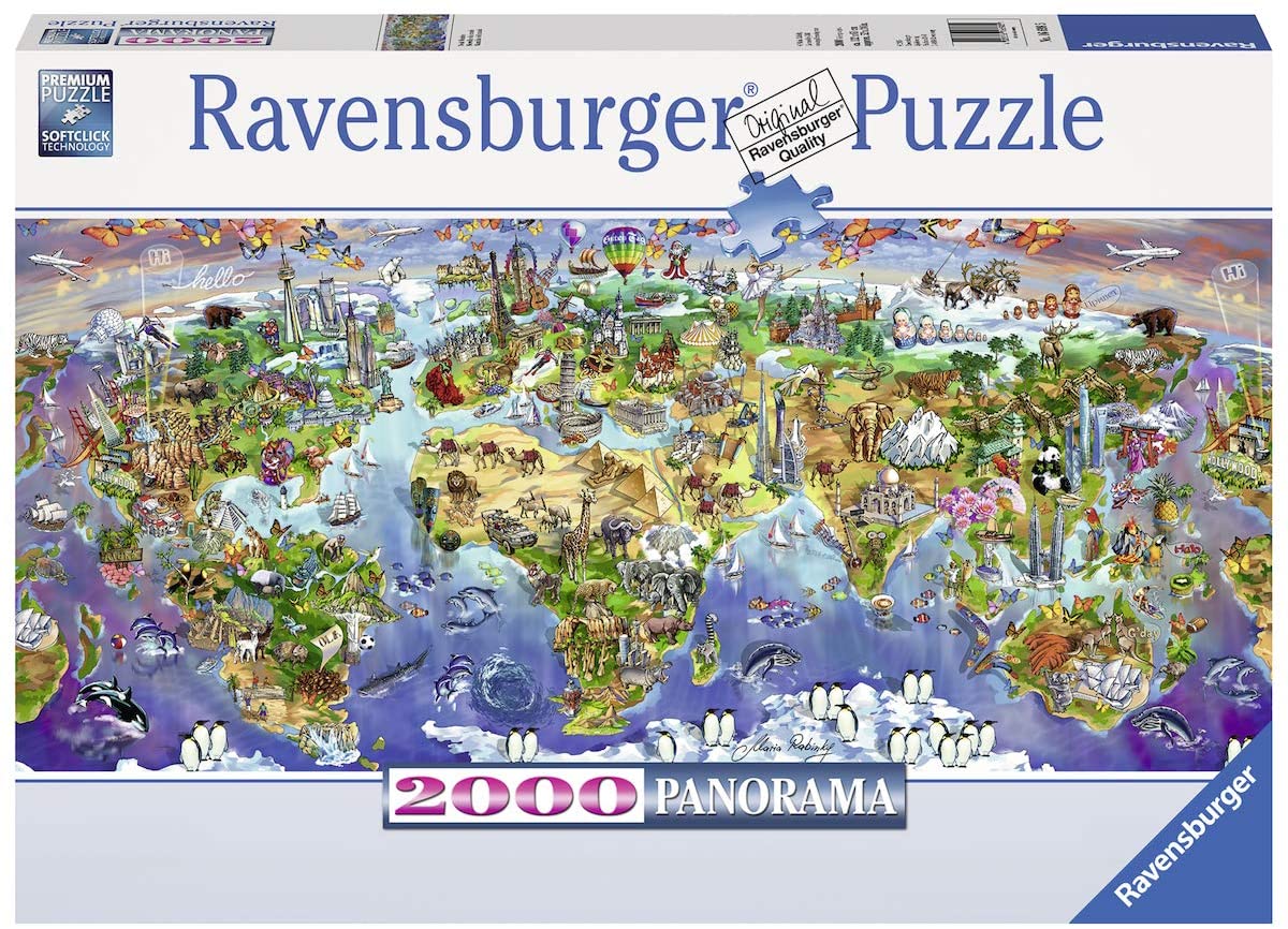 Ravensburger Jigsaw Puzzle, 2000 Pieces, Wonders Of The Earth