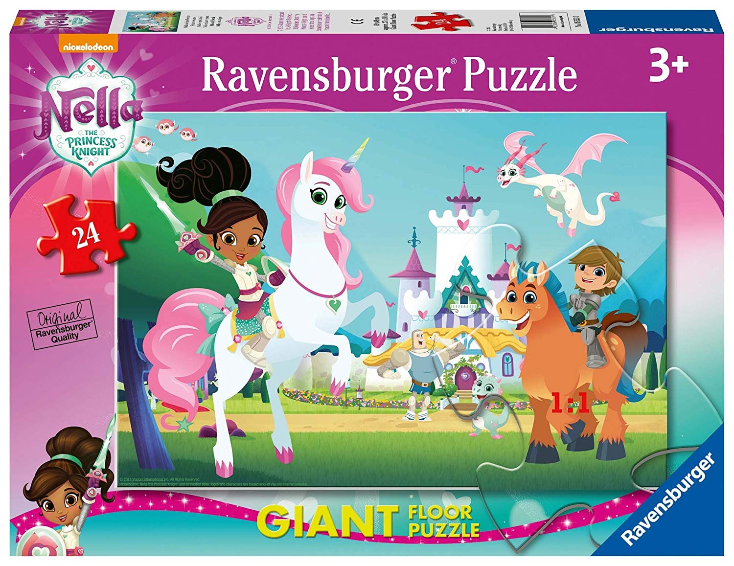 Ravensburger Princess Knight Nella 24Pc Giant Floor Jigsaw Puzzle English V