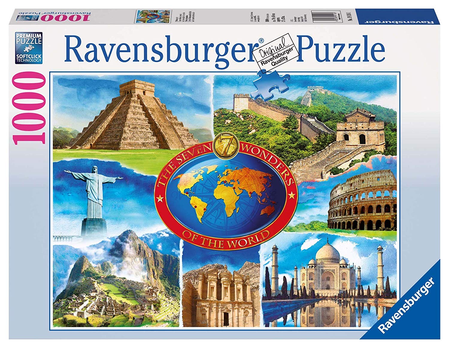 Ravensburger Seven Wonders Of The World Puzzle Pieces
