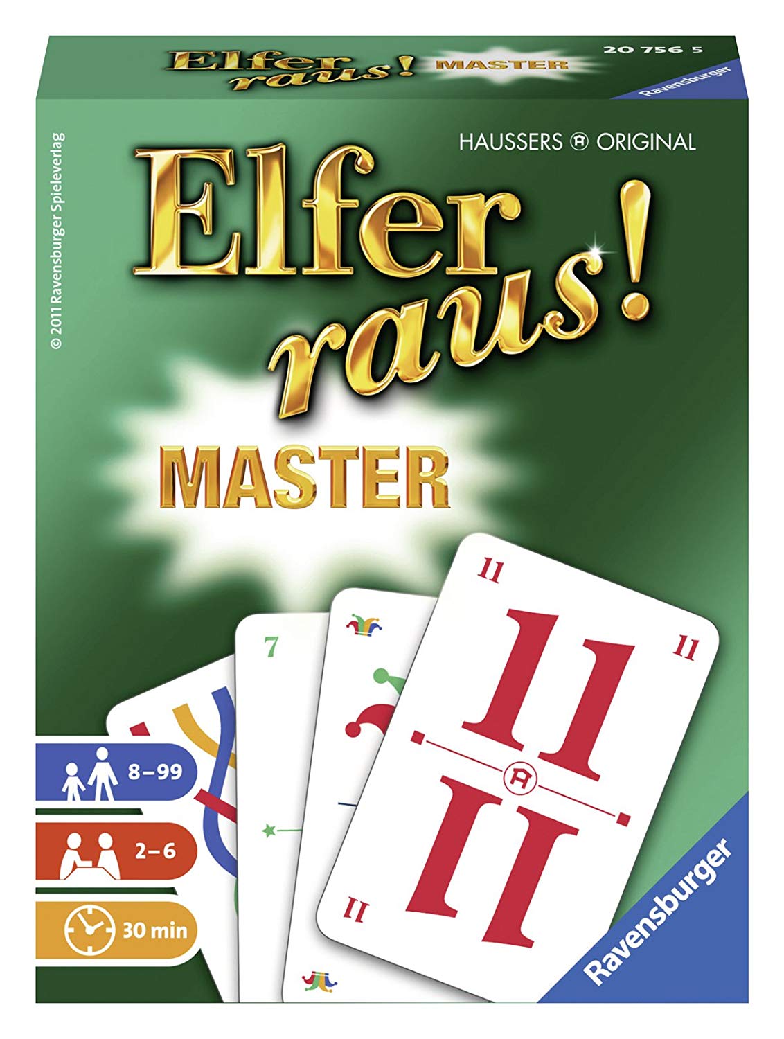 Ravensburger Games 20756 - Elfer Out Master Card Game
