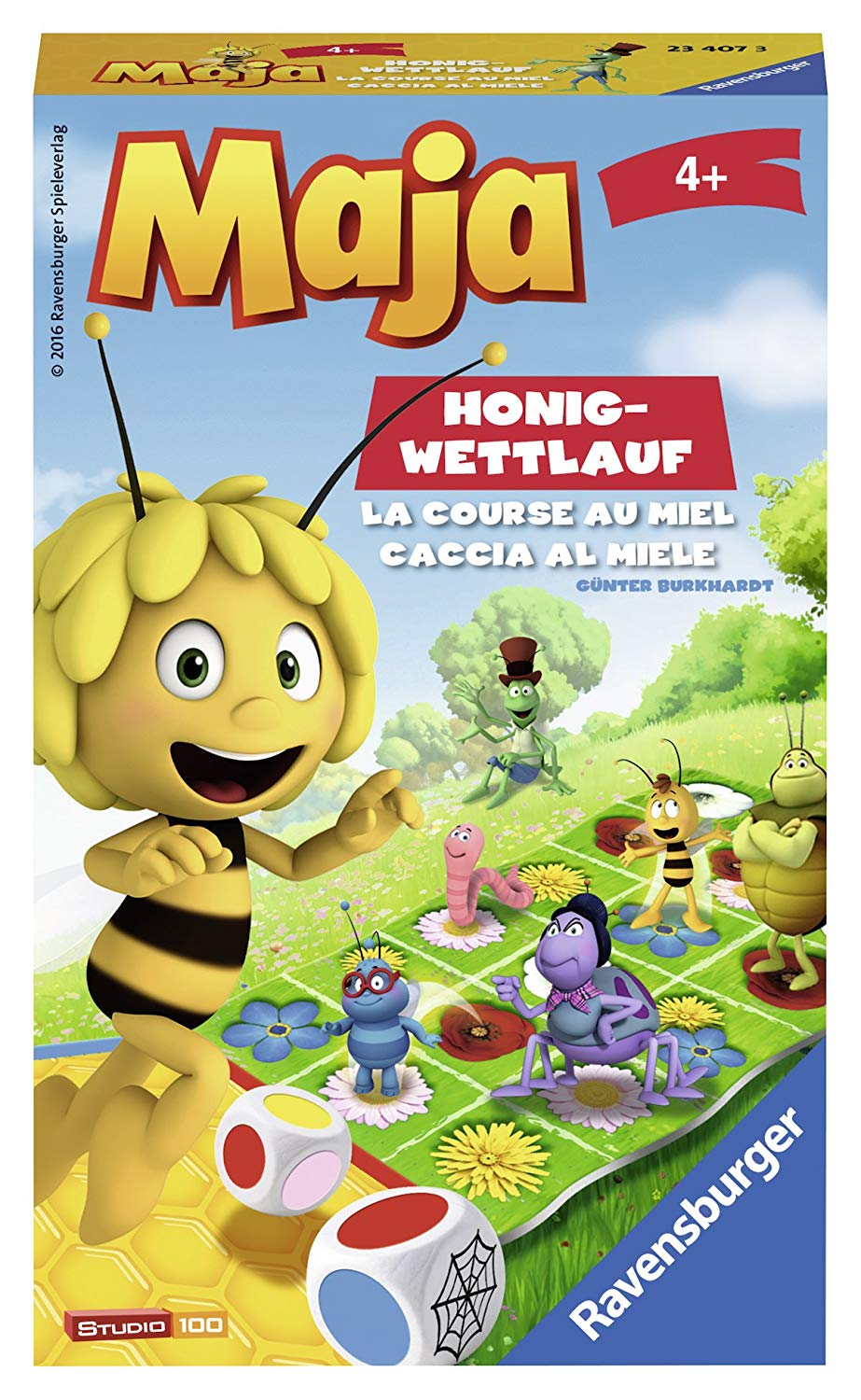 Ravensburger Spiele 23407 Maya the Bee Honey Race Set Bring Along Games