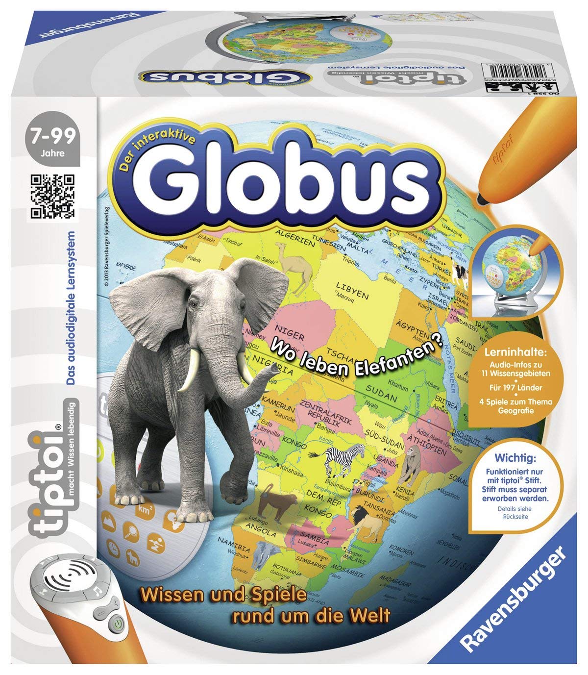 Ravensburger Tiptoi Der Interaktive Globus Without Stift