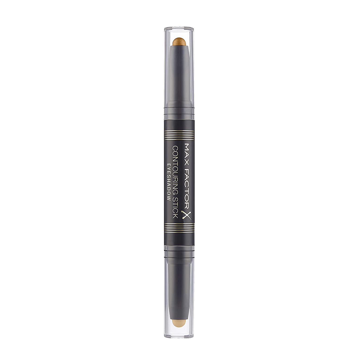 Max Factor Contouring Stick Eyeshadow Pink Gold & Bronze Moon - Eyeshadow Pencil with Two Shimmering Shades for a Successful Eye Look - With Creamy Texture, ‎pink