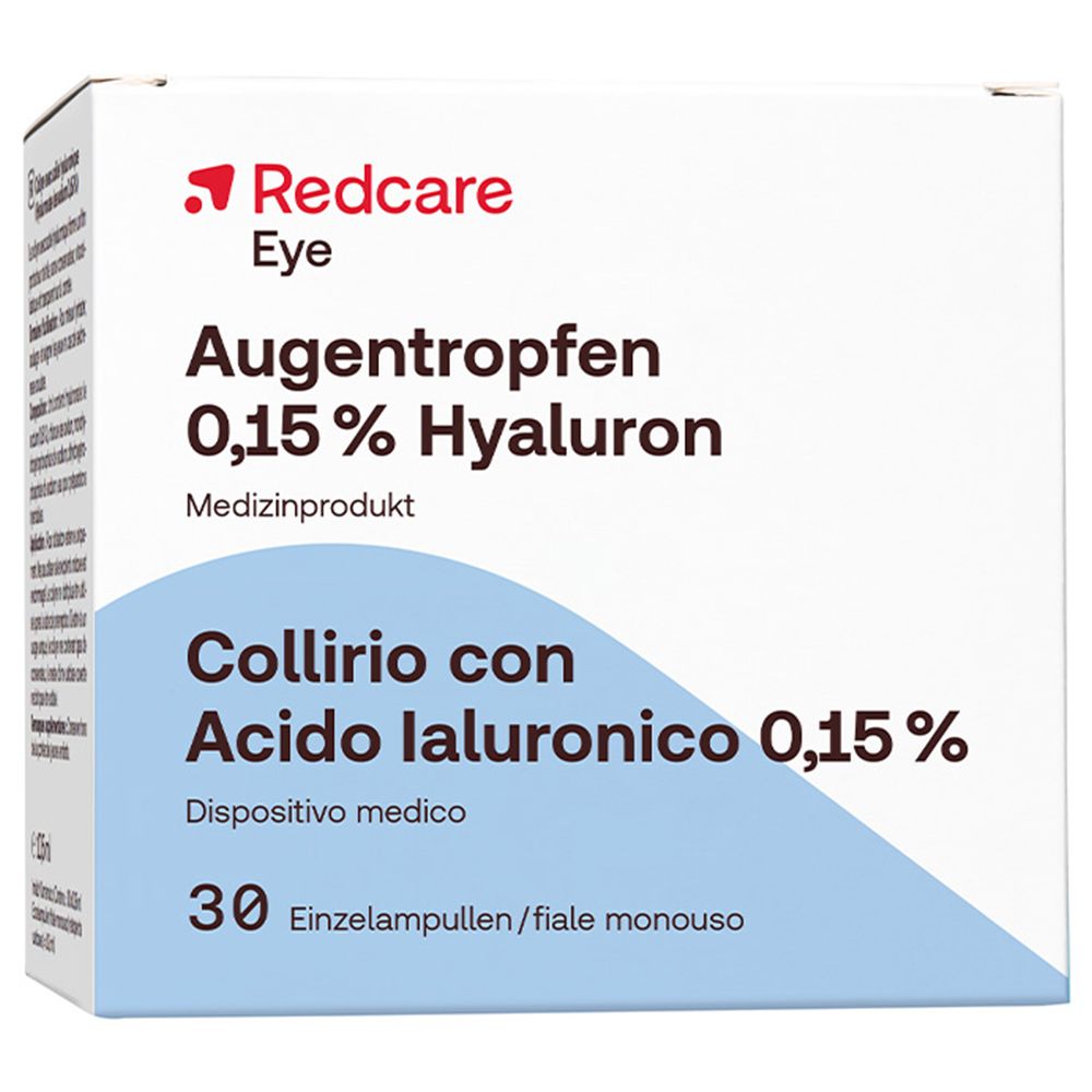 Redcare eye drops 0.15 % hyaluron