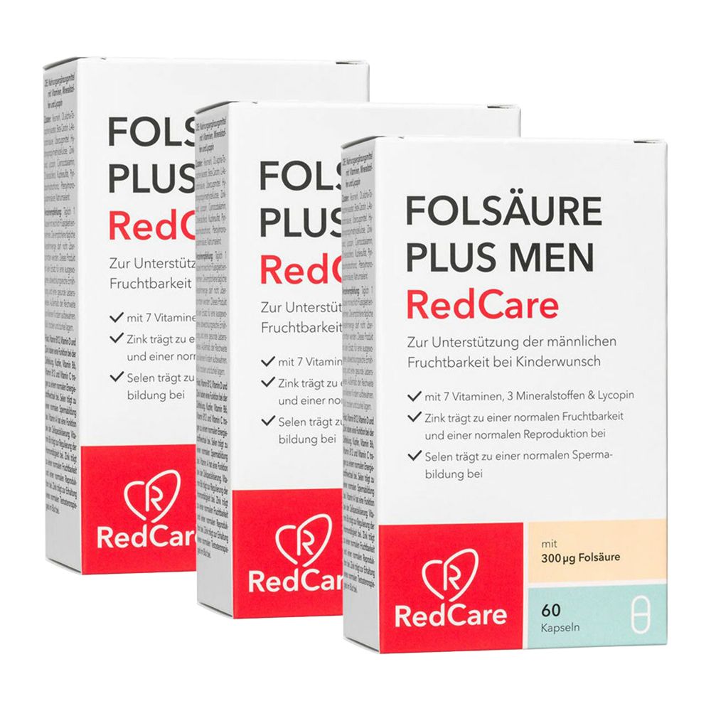 Redcare Folic Acid Plus Men