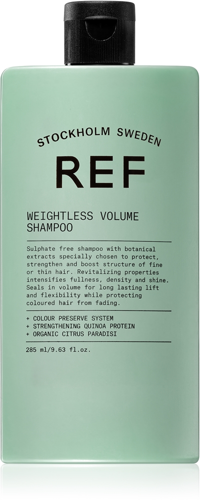 REF Weightless Volume Shampoo Shampoo for fine and limp hair for a fuller hairline