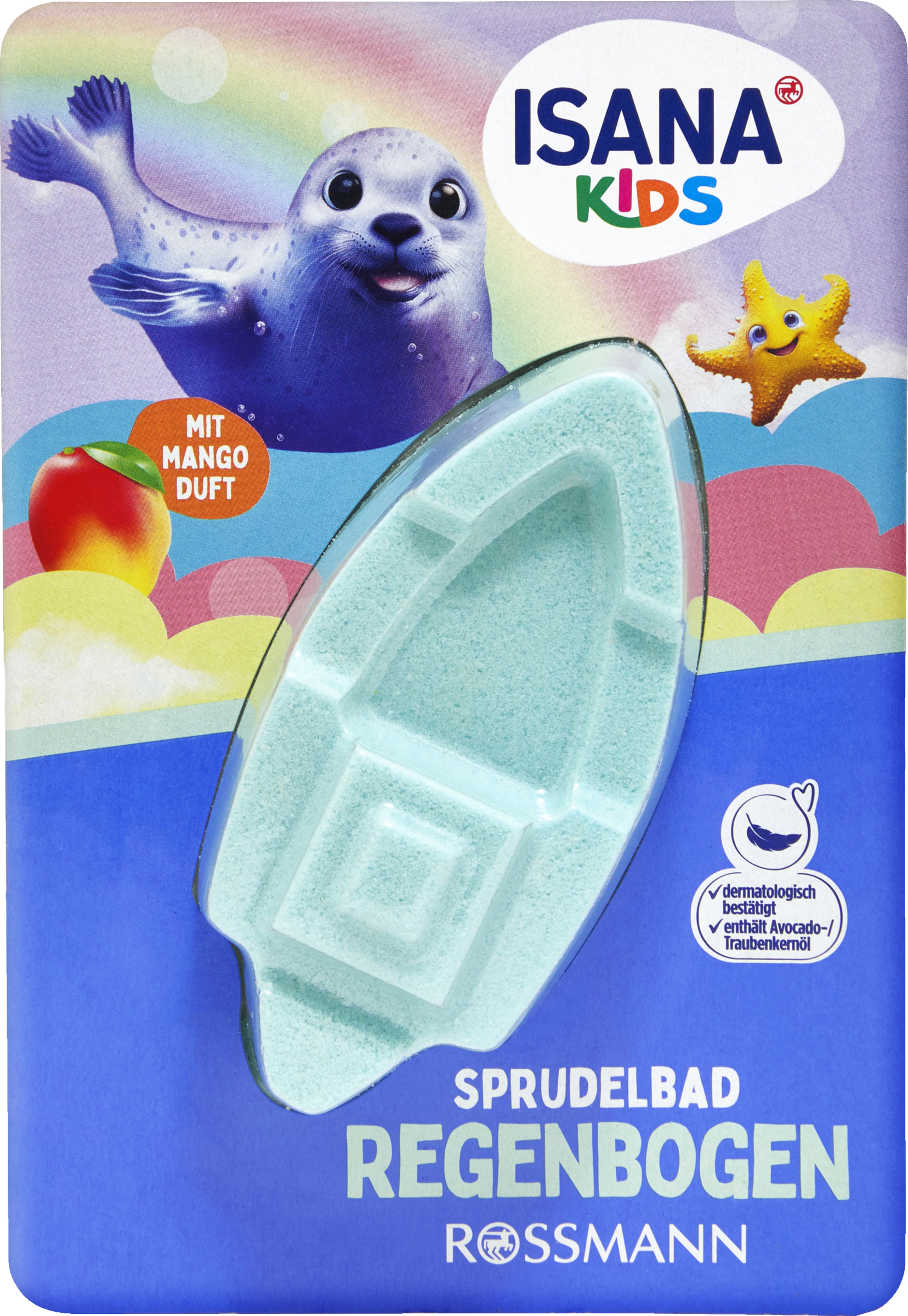 Rainbow bubble bath