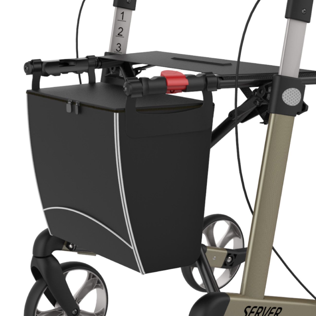 Rehasense Sp. z.o.o. Einkaufstasche mit Reißverschluß für Athlon HD und Server Rollator