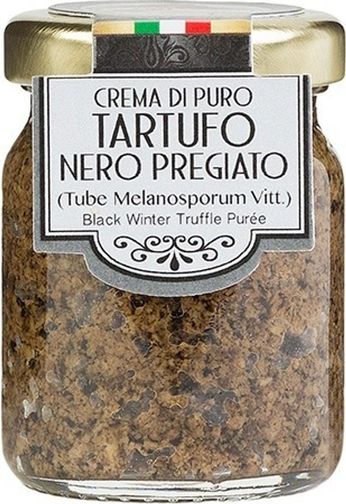 Reine schwarze Trüffelpaste, Schwarze Trüffelcreme, 50 g - 100% natürlich, ohne Aromastoffe