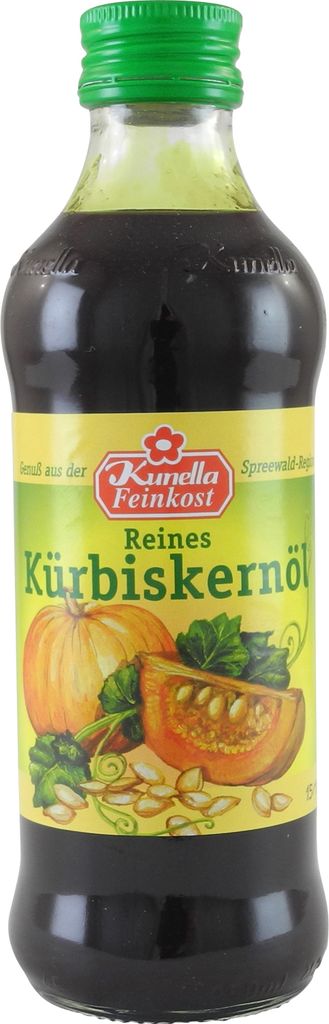 Reines Kürbiskernöl von Kunella Feinkost (250 ml)