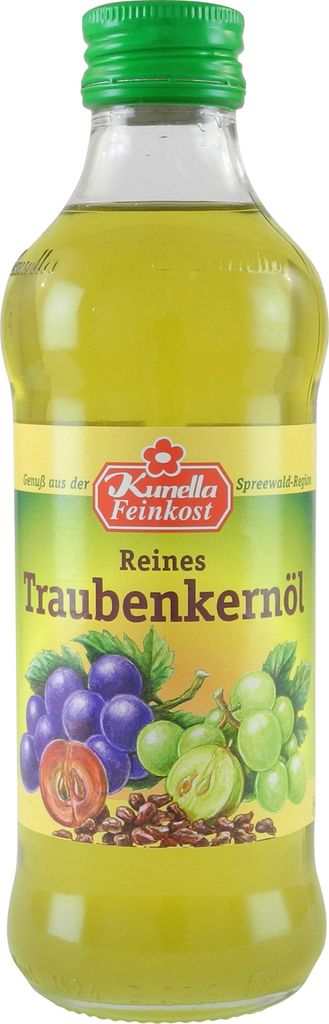 Reines Traubenkernöl von Kunella Feinkost (250 ml)