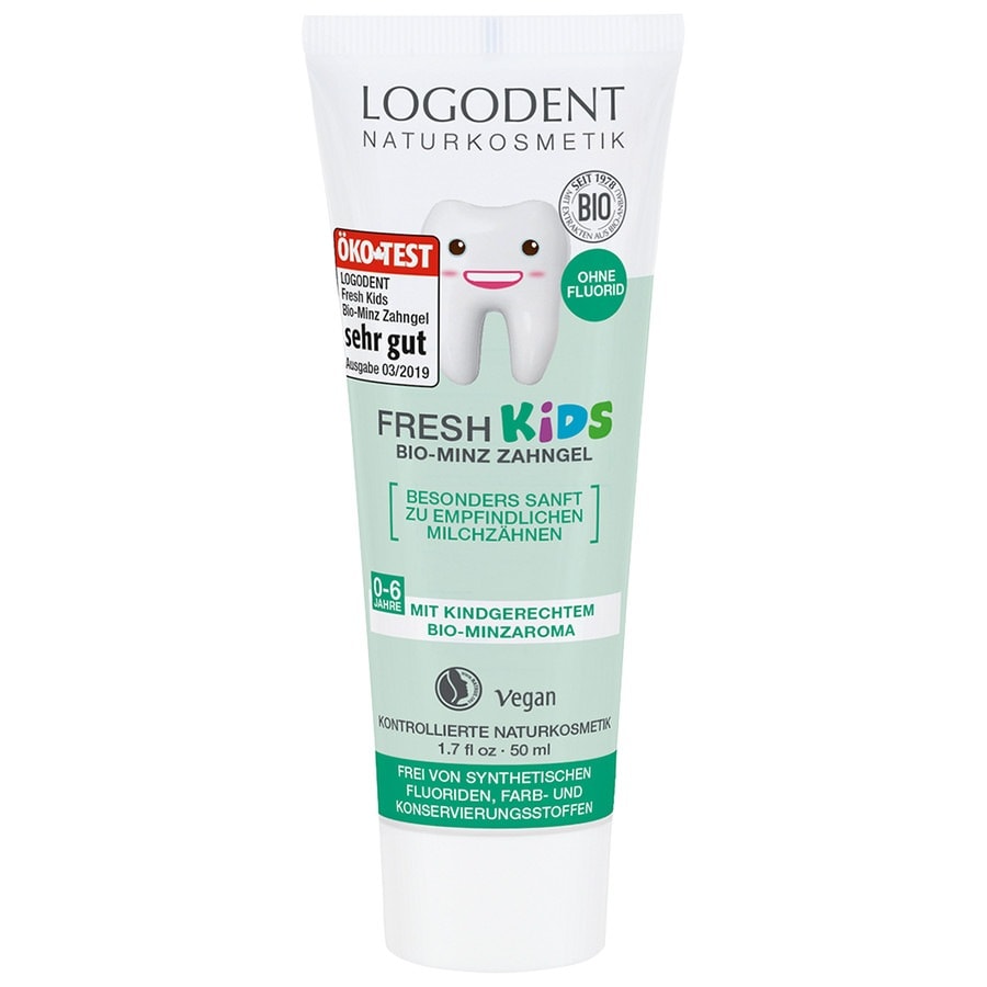 Logona Cleaning Fresh Kids Organic Mint Tooth Gel Without Fluoride
