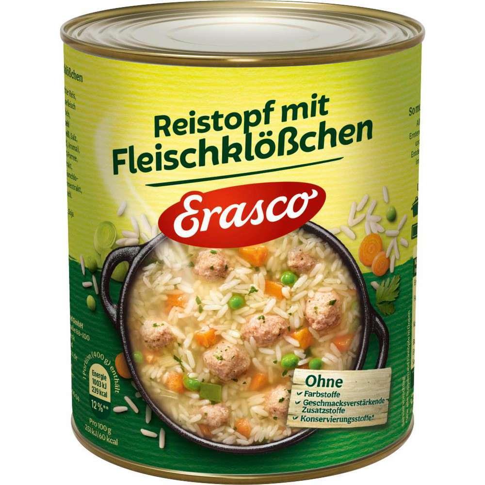 Rice pot with meatballs