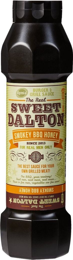 Remia Burger & Grill Smokey Honey BBQ, gluten free 80 cl