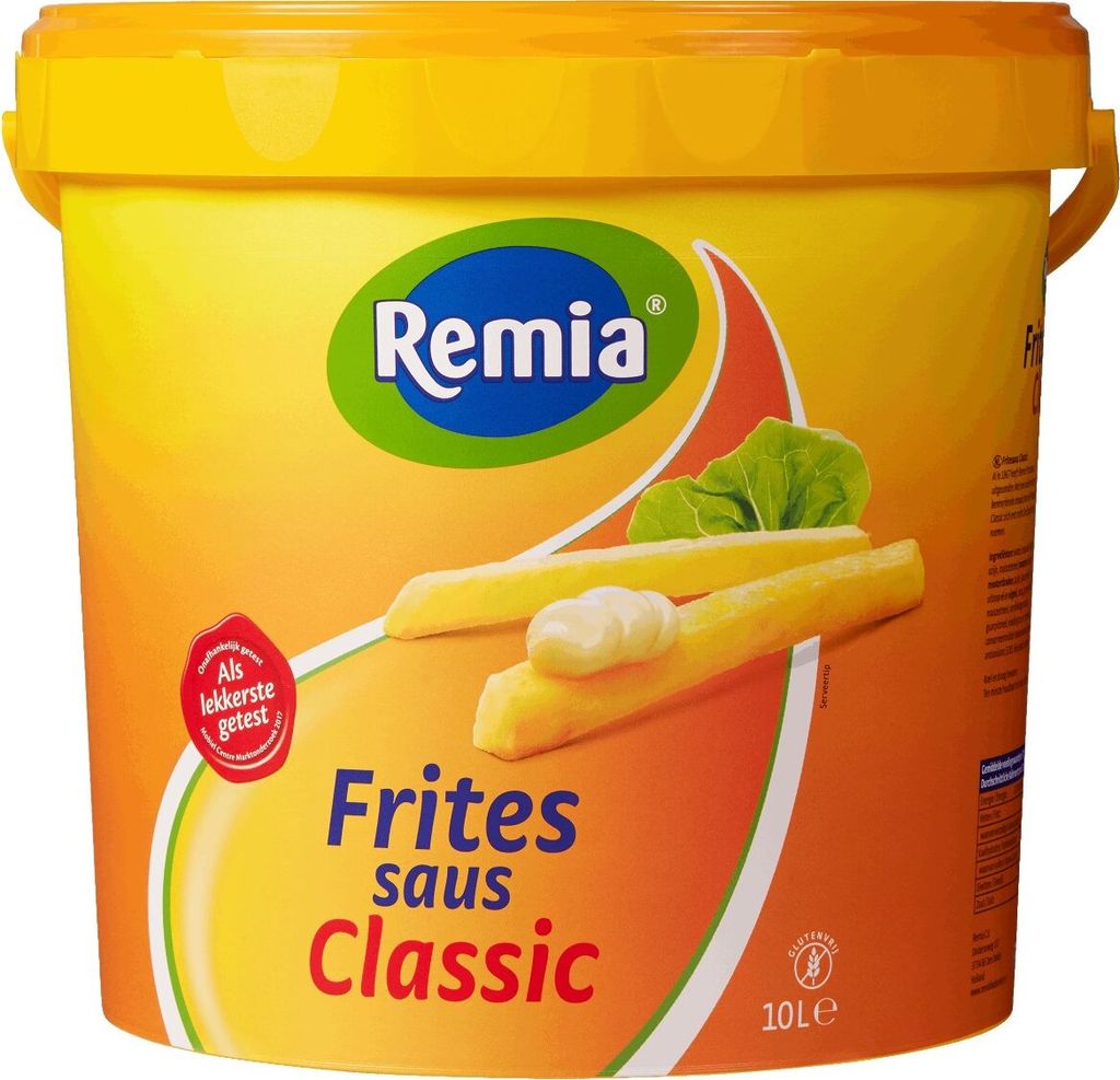 Remia French Fries Sauce Classic, Gluten-Free 10 Liters