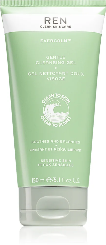 REN Evercalm Gentle Cleansing Gel gentle cleansing gel for sensitive and irritated skin