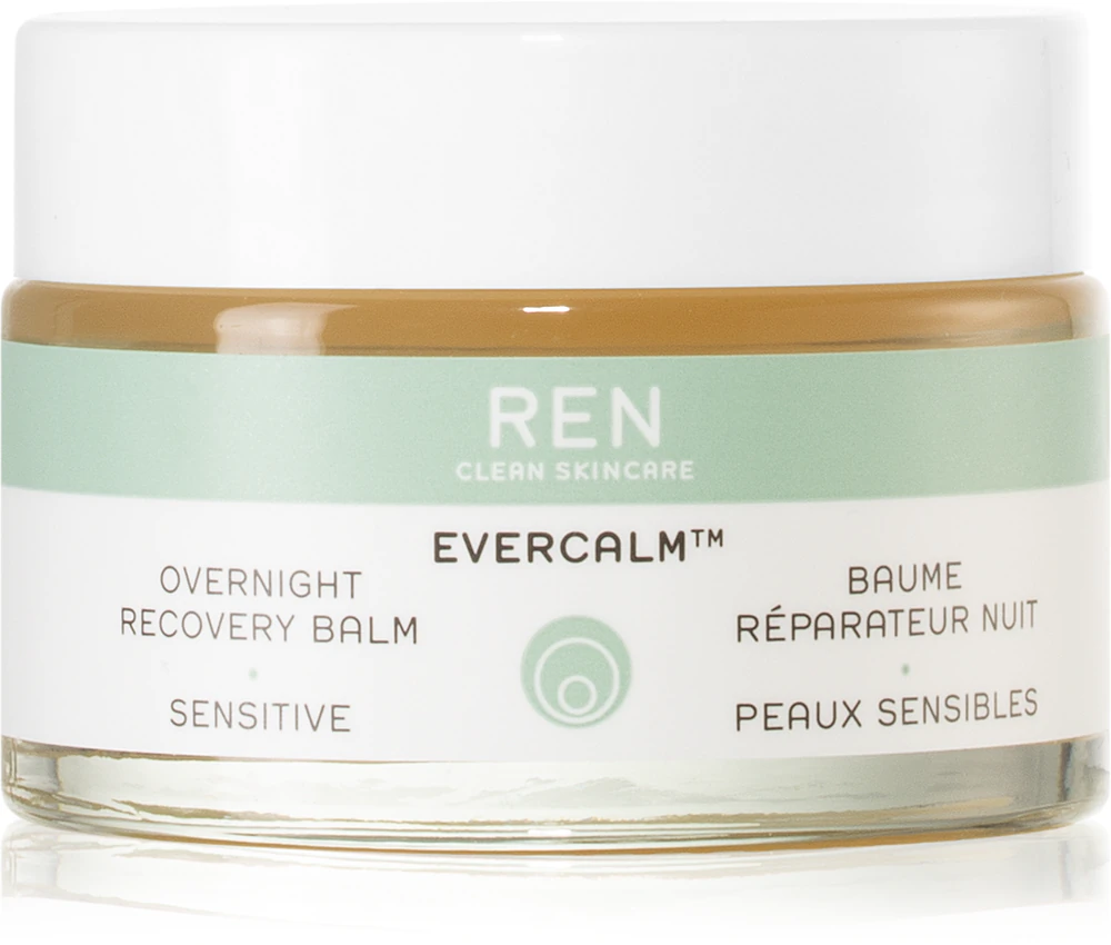 REN Evercalm Overnight Recovery Balm renewing nighttime balm for sensitive skin