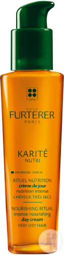 René Furterer Karité Nutri Intensive Nourishing Hair Day Cream for Very Dry Hair Pump Bottle 100ml