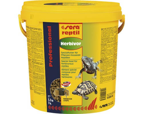 Reptile food sera reptil Professional Herbivor 10 l