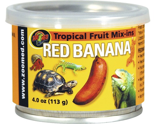 Reptile food ZOO MED Tropical Fruit Mix-ins Red Banana 95 g